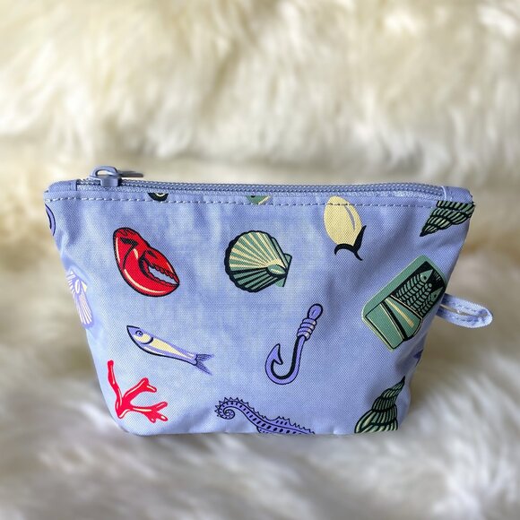 NWOT Baggu Go Pouch Small - Sea Charms (Sea Creatures) - Picture 1 of 6